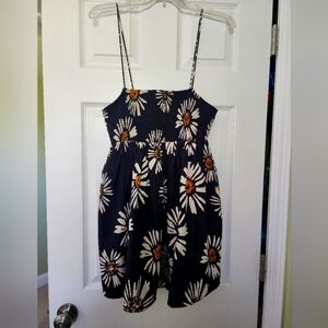 New - Strappy Daisy American Eagle Sundress - Black and Short - Small